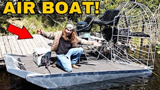 I Spent 20000 On An AIRBOAT To Hunt PYTHONS [upl. by Amikat]