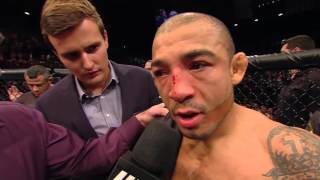 UFC 194 Conor McGregor and Jose Aldo Octagon Interview [upl. by Ettenay]