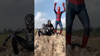 when venom challenges spiderman and death by mistake venomdeath spiderman funny games [upl. by Ettennek]