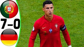 Portugal vs Germany 70  All Goals and Highlights  2024 🔥 RONALDO [upl. by Sueddaht632]