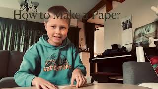 How to make a paper aeroplane for kids [upl. by Publus]