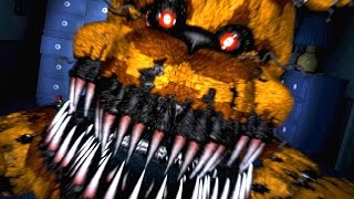 Five Nights at Freddys 4 Nightmare Fredbear Jumpscare [upl. by Abigale]