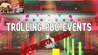 TROLLING PBC EVENTS BOXING BETA ROBLOX [upl. by Francesca]