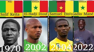 LES VAINQUEURS DU BALLON DOR AFRICAIN CAF KEBETU FOOTBALL ‐ [upl. by Mcclary88]