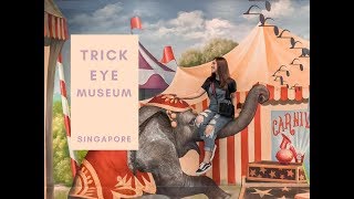 SINGAPORE VLOG  Trick Eye Museum  Nabila Gardena [upl. by Vyse]