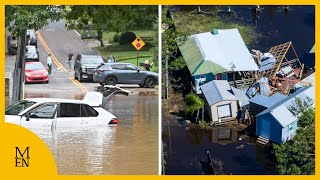 At least 35 dead as Hurricane Helene leaves destruction in its wake [upl. by Narut]