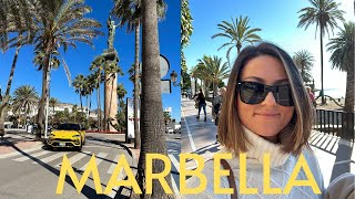 WINTER IN MARBELLA ❄️ 24 HOURS IN MARBELLA VLOG BONUS PUERTO BANUS [upl. by Inasah572]