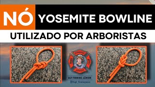 Nó Lais de Guia com a finalização YOSEMITE  Arborismo [upl. by Shaum]