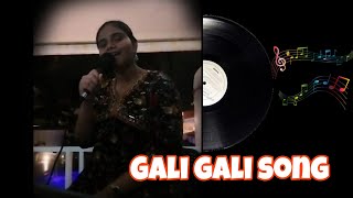 Gali Gali song  Cover by Tejaswini  KGF  Full song 🎶 Live show [upl. by Anavi]