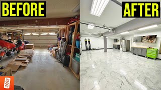 Building a Showroom Style Garage COMPLETE TRANSFORMATION [upl. by Femmine466]