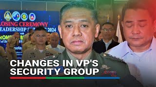 Sara Duterte security to be replaced with new military police personnel – AFP chief [upl. by Felty]