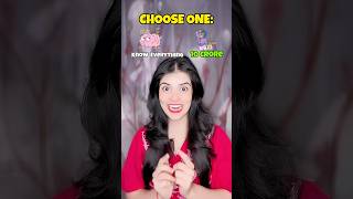 You Have To Choose Between 10 Crore Rupees Or Know Everything🤫 shorts youtubeshorts funny [upl. by Aletha]