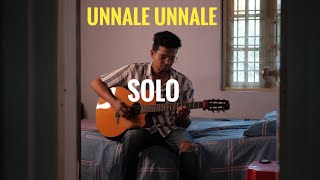 Unnale Unnale  Solo  Harris Jayaraj  Isaac Thayil  Tamil Guitar Lessons  Part1 [upl. by Nilek77]