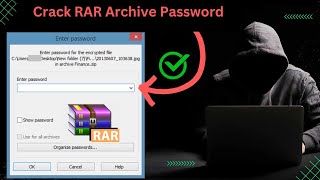 WinRAR Password Cracker  TOO EASY Educational Purposes ONLY [upl. by Hola965]