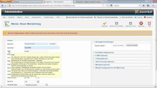 Das Kontaktformular von Joomla  Einstieg in Joomla [upl. by Sabra]