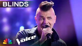 Bryan Olesens Shockingly Powerful Voice Gets Instant Chair Turns  The Voice  NBC [upl. by Lewls]