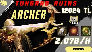 BDO  Archer  Tungrad Ruins x12024 Trash Loot 207B per Hour [upl. by Otrebron]