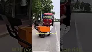 selfunloading integrated vehicle site electric dump truck site tricycle sand truck wendy [upl. by Geof620]