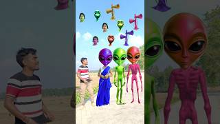 Green dame tu Casita alien Purple siren amp Dancing girl vs me correct head matching funny vfx Game 🥰 [upl. by Dloraj]