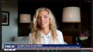 AnnaLynne McCord talks about her new film Condition of Return on Fox 10 [upl. by Enier872]