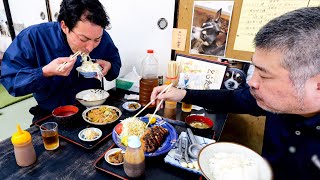 働く男達はガッツリ食う。腹ぺこアニキ達で賑わうロードサイド男めし食堂・定食屋丨Japanese Street Food [upl. by Anitsyrc424]