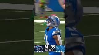 Kalif Raymond Powers through for 90 yard Punt Return TD lionstitansnfl [upl. by Taka]