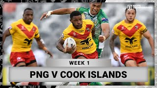 Papua New Guinea v Cook Islands  2023 Pacific Championships Week 1  Full Match Replay [upl. by Dey]