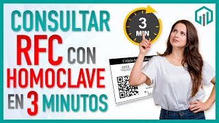 ✅ Consulta tu RFC con HOMOCLAVE en menos de 3 minutos  SAT [upl. by Yelich]