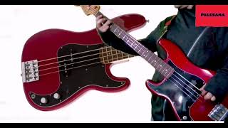 Fender Nate Mendel Precision Bass amp La Bella Flat Wound Strings [upl. by Llebasi]