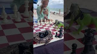 Python vs Iguana CHESS MATCH chess python iguana trending like subscribe [upl. by Cogn]