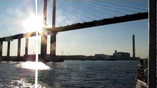 Sailing Past Coalhouse Point And Tilbury Docks [upl. by Nomrah516]