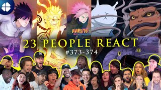 The New ThreeWay Deadlock 23 People React Team 7 VS Juubi 🇯🇵 Shippuden 373374 [upl. by Eniluap]