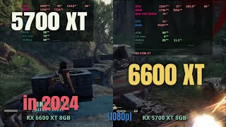 RX 6600 xt vs RX 5700xt in 2024 [upl. by Jeritah]