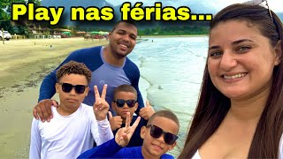 Vlog da nossa viagem para a praia 🏝️ Aconteceu oque eu mas temia 😱 [upl. by Ileane]