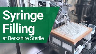 Syringe Filling at Berkshire Sterile Manufacturing [upl. by Orimisac]