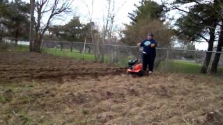 How to Use the Rototiller the Easy Way [upl. by Hildagarde]