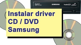 Samsung CD  DVD Driver e atualizar Firmware para gravar DVD [upl. by Nnaeed931]