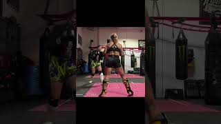 Jessica Rose Clark Sparring with Leeana Bade [upl. by Oigile951]