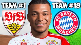 Was wäre wenn MBAPPÉ bei jedem BUNDESLIGA CLUB spielen würde 👀 [upl. by Nomannic110]