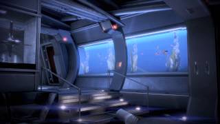 Mass Effect 3 Normandy SR2 Captains Cabin 1 Dreamscene Video Wallpaper [upl. by Tenrag]