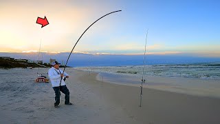 Surf Fishing the Morning Bite and Caught This [upl. by Bebe18]