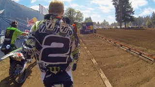 GoPro HD Ryan Villopoto Full Moto 2  Washougal MX Lucas Oil Pro Motocross Championship 2013 [upl. by Nnyleuqaj]