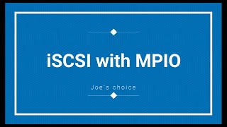 iSCSI with MPIO [upl. by Aokek312]