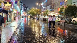 view of Gangtok city at rainy night [upl. by Temirf]