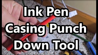 Homemade Ethernet Punch Down Tool Easy DIY [upl. by Drwde]