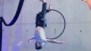 Carousel Aerial Hoop Routine [upl. by Allrud]