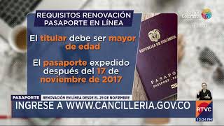 Así puedes tramitar o renovar el pasaporte en línea  RTVC Noticias [upl. by Tennos264]