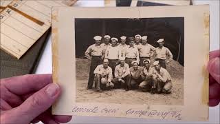 SEABEES 20TH BATTALION BOOK amp US NAVY CONSTRUCTION CALENDAR amp 3 PHOTOS EBAY SELLER rjtjum [upl. by Crandall]