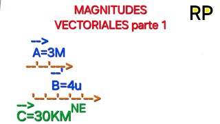 Magnitudes Escalares y Vectoriales Física 1 parte 1 [upl. by Kcirredal]