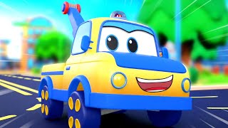 Wheels On The Tow Truck  More Vehicle Songs And Nursery Rhymes for Kids [upl. by Sucramad]